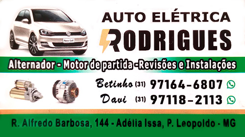 AUTO ELÉTRICA RODRIGUES. Auto elétrica em Pedro Leopoldo