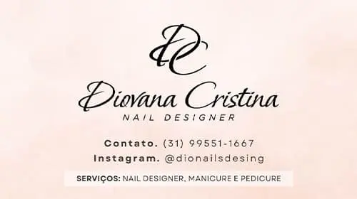Diovana Cristina - Nail Designer em Pedro Leopoldo - Busca Cartão