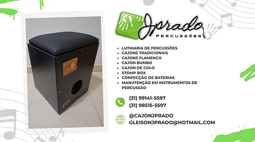 J Prado Percussões em Pedro Leopoldo - Busca Cartão