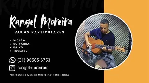 Rangel Moreira - Aulas Particulares de violao, guitarra, baixo, teclado em Pedro Leopoldo - Busca Cartão