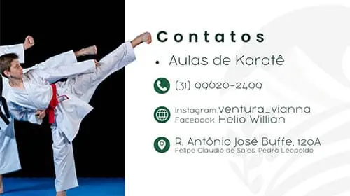 Ventura Vianna aulas de Karatê em Pedro Leopoldo - Busca Cartão