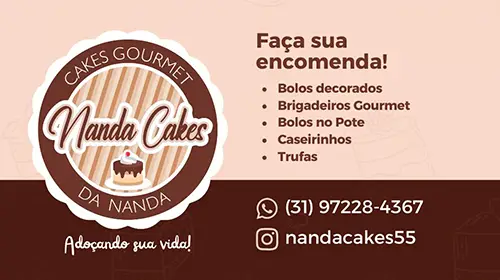 Nanda Cakes em Pedro Leopoldo - Busca Mais