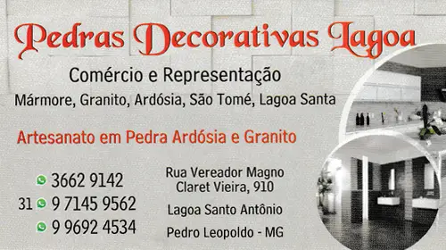 Pedras Decorativas Lagoa em Pedro Leopoldo - BuscaMais